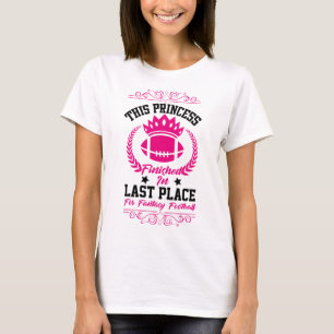 Fantasy-Fußball Prinzessin Lustiges Party-Design V T-Shirt