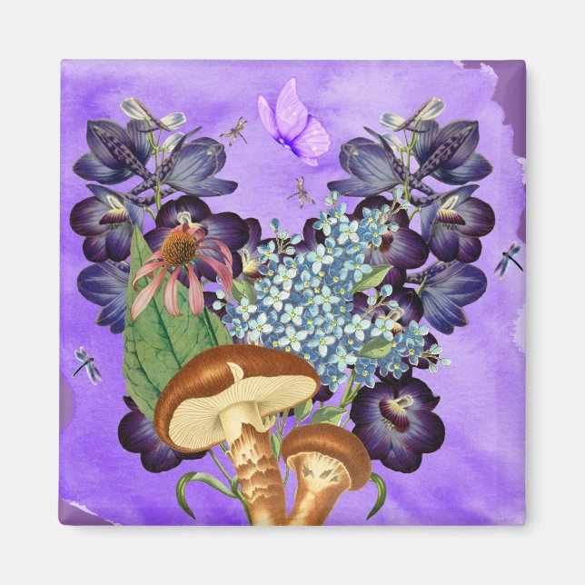 Fantasy Garden Print Magnet (Vorne)