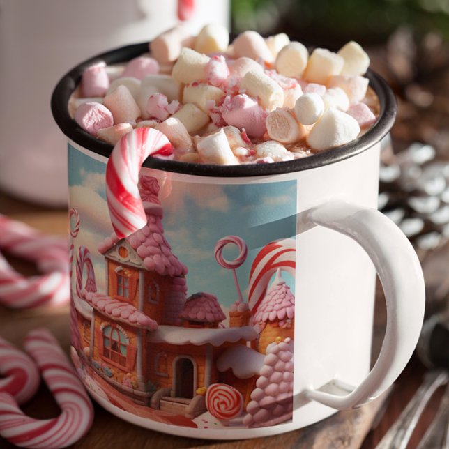 Fantasy Gingerbrett House mit Candies 1 Tasse (Fantasy Gingerbread House with Candies 1 Mug
)