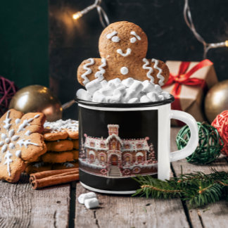 Fantasy Gingerbrett House mit Candies 2 Tasse