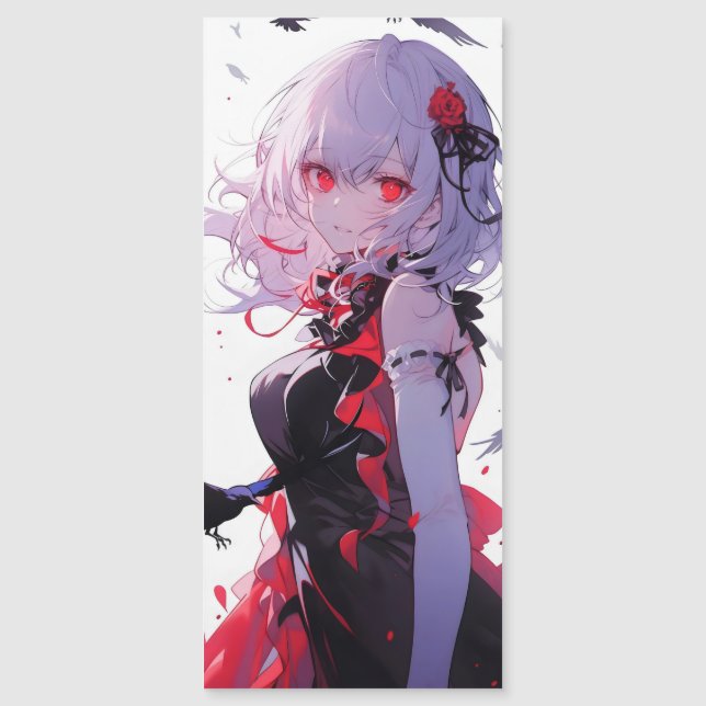 Fantasy Girl Anime Magnetkarte (Vorderseite)