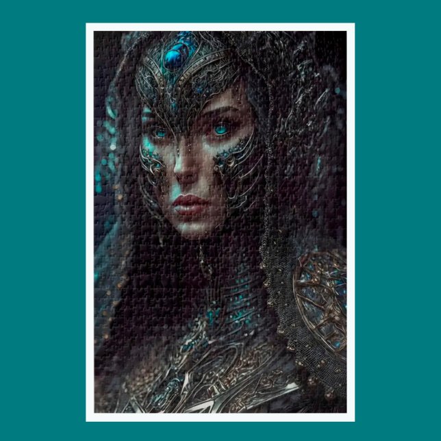 Fantasy Girl Puzzle (Fantasy Blue Eyed Girl Jigsaw Puzzle)