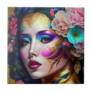 Fantasy Glam Pop Art Fliese