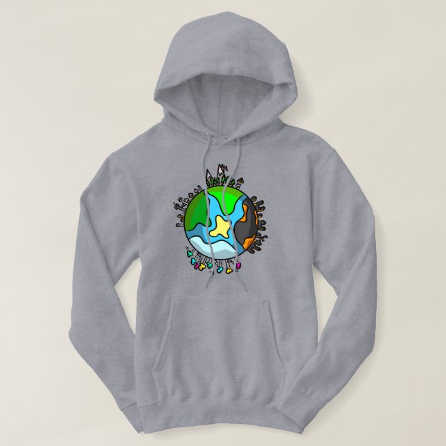 Fantasy Globe Hoodie (Design vorne)