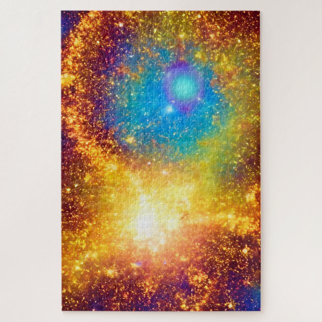 Fantasy Golden Star Explosion Puzzle (Vertikal)