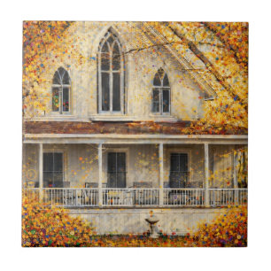 Fantasy-Gothic-Revival-Zimmermann-Haus Fliese