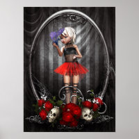 Fantasy Gotholl Girl Poster