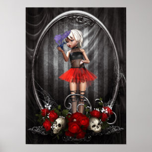 Fantasy Gotholl Girl Poster
