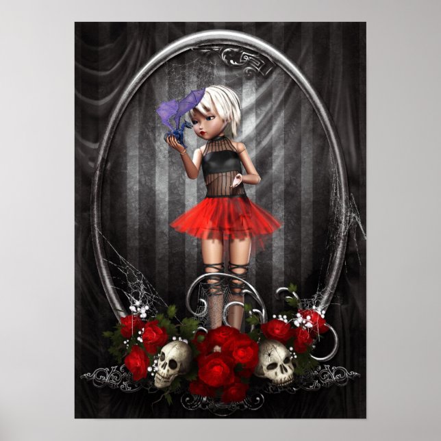 Fantasy Gotholl Girl Poster (Vorne)