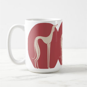 Fantasy Greyhound 1928 for Dog Lovers Kaffeetasse