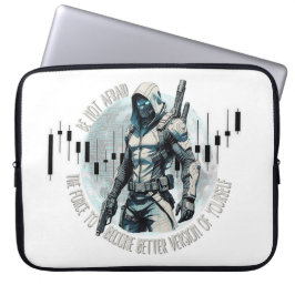 Fantasy-Handelsdesign | Cyberpunk | Selbstwachstum Laptopschutzhülle