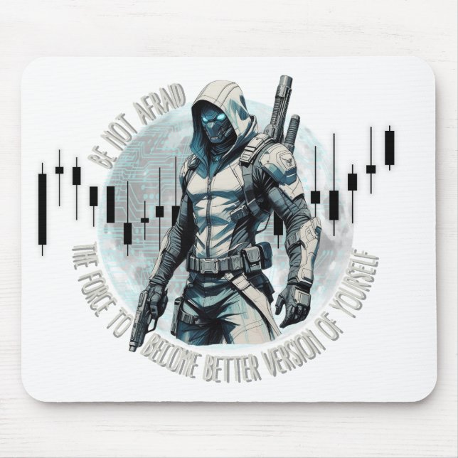 Fantasy-Handelsdesign | Cyberpunk | Selbstwachstum Mousepad (Vorne)