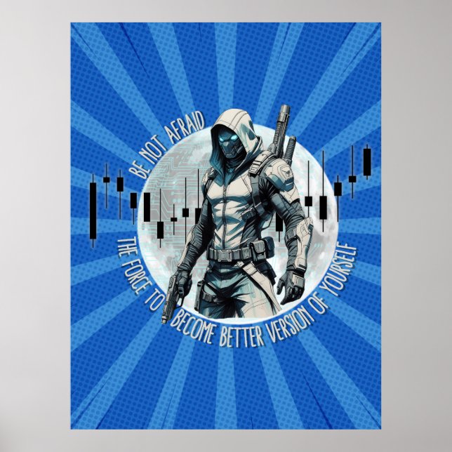 Fantasy-Handelsdesign | Cyberpunk | Selbstwachstum Poster (Vorne)