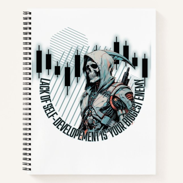 Fantasy-Handelsdesign | Motivation | Größter Feind Notizbuch (Vorderseite)