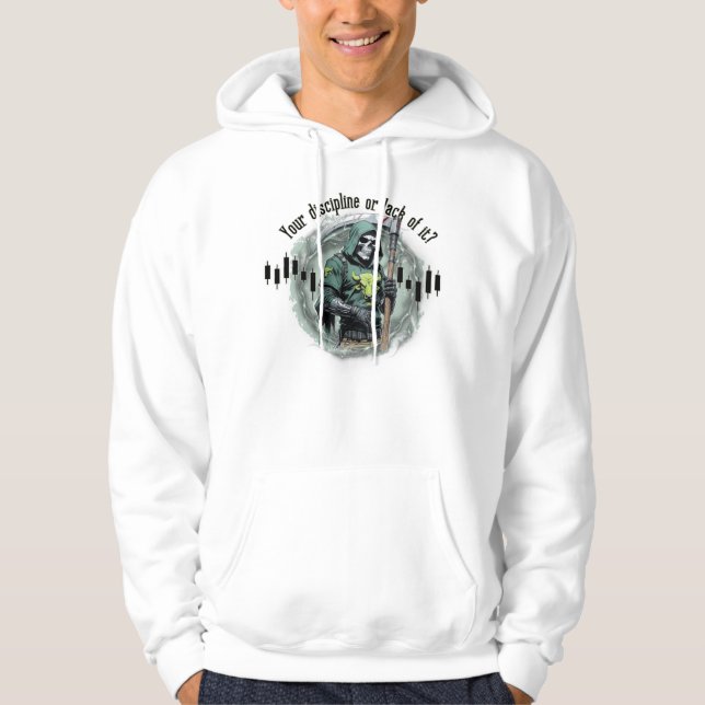Fantasy-Handelsdesign | Sensenmann |  Motivation Hoodie (Vorderseite)