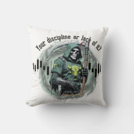 Fantasy-Handelsdesign | Sensenmann |  Motivation Kissen