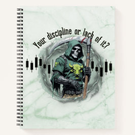 Fantasy-Handelsdesign | Sensenmann |  Motivation Notizbuch