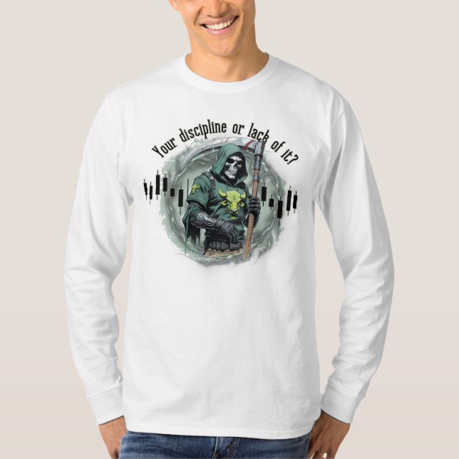 Fantasy-Handelsdesign | Sensenmann |  Motivation T-Shirt (Vorderseite)