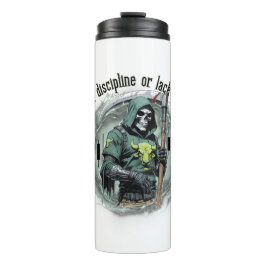 Fantasy-Handelsdesign | Sensenmann |  Motivation Thermosbecher