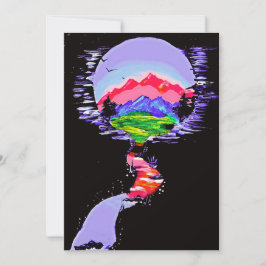 "Fantasy Haven"-Urlaubskarte Feiertagskarte