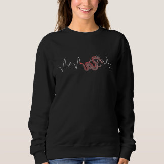 Fantasy Heartbeat Mythische Kreatur Asien Chinesis Sweatshirt