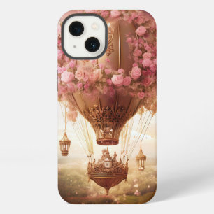 Fantasy-Heißluftballon Pink Gold iPhone 13 Hülle