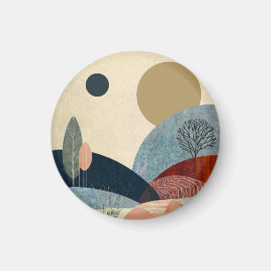 Fantasy Hills Landschaft Magnet