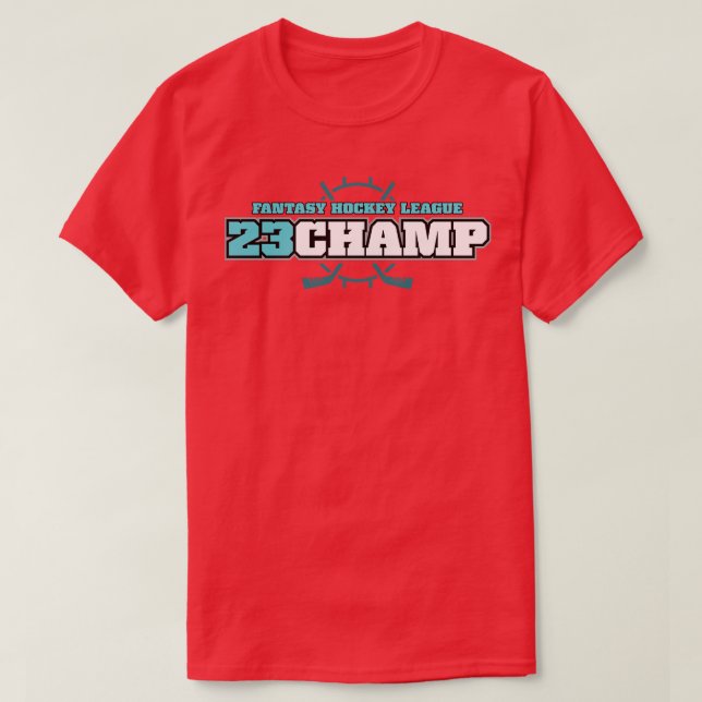 Fantasy Hockey 2023 Champion ALT T-Shirt (Design vorne)
