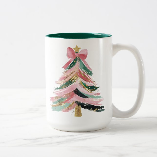 Fantasy Holidays Zweifarbige Tasse (Rechts)