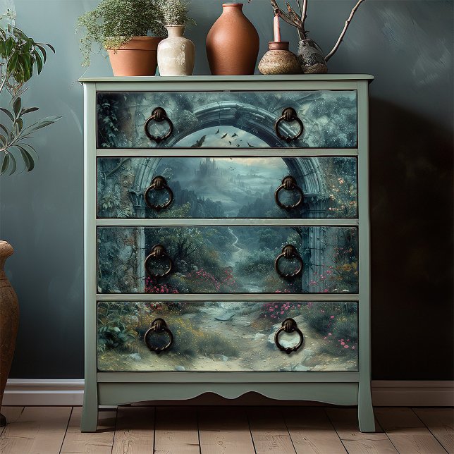 Fantasy Horror Dracula Burg Vampire Bats Gotisch Seidenpapier (Von Creator hochgeladen)