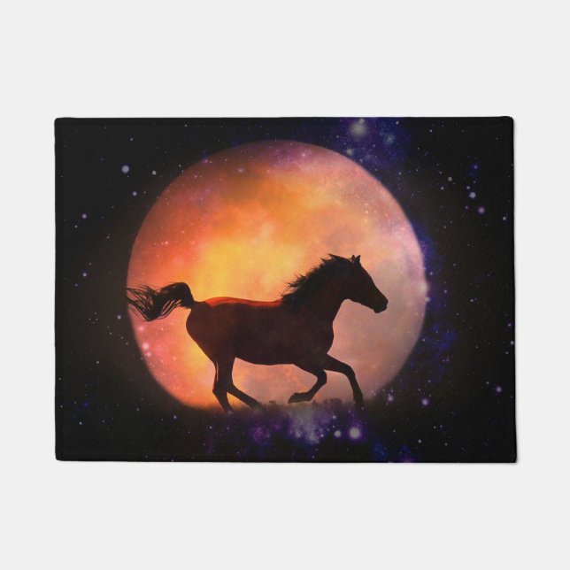 Fantasy Horse Door Mat Fußmatte (Vorderseite)