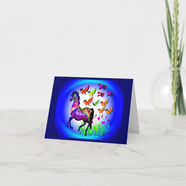 Fantasy Horse Mitteilungskarten (Vorderseite)