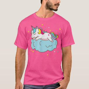 Fantasy Horse Unicoron auf einer Wolke T-Shirt