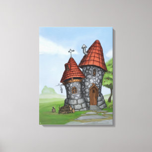Fantasy House Leinwanddruck