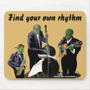 Fantasy Jazz Blues Musicians Music Art Mouse Pad Mousepad