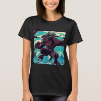 Fantasy Kaiju Anime - Holzschnitt 3