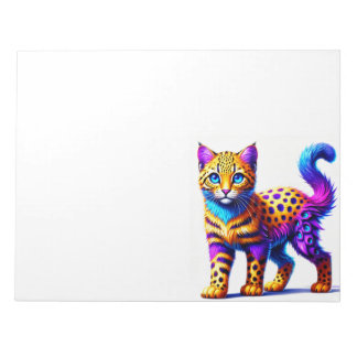 Fantasy-Katze Notizblock