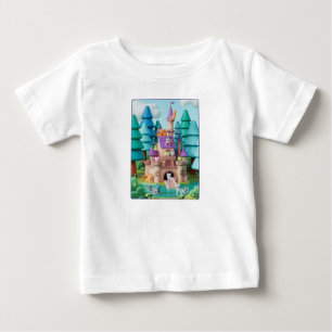 Fantasy-Katzen-Schloss Baby T-shirt
