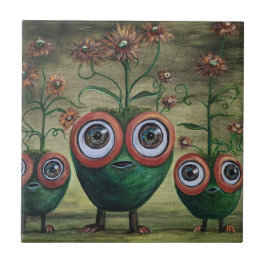 Fantasy Keramik Tile, klein (4,25" x 4,25") Fliese