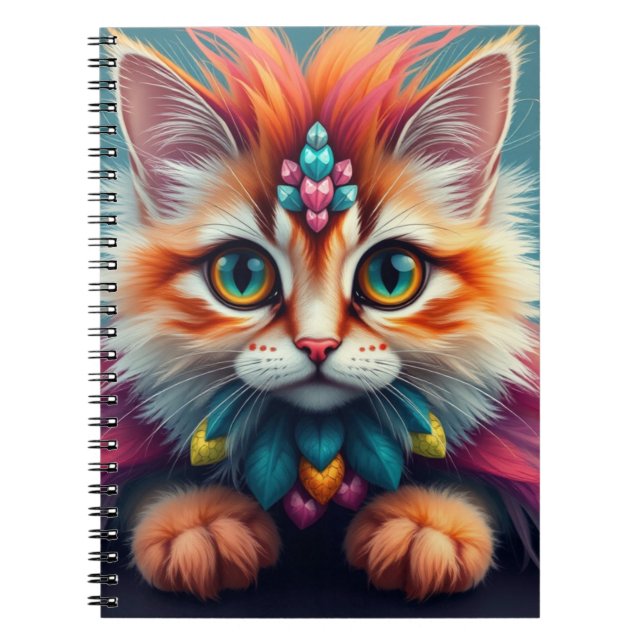 Fantasy Kitten Notizblock (Vorderseite)