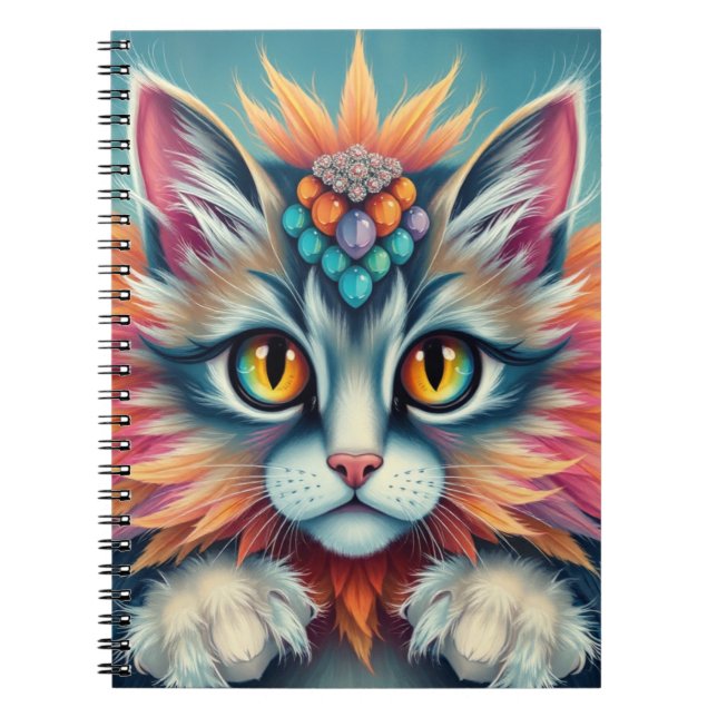 Fantasy Kitten Notizblock (Vorderseite)