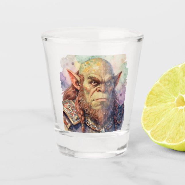 Fantasy-Krieger: Dagar Schnapsglas (Vorderseite)