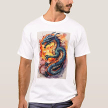 Fantasy-Kunst des wilden roten Drachen