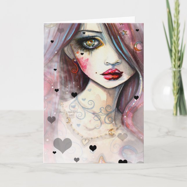 Fantasy Kunst, Dichtung und Musik Karte (Vorderseite)