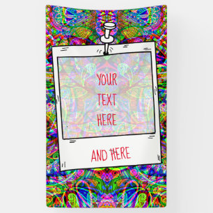 Fantasy-Kunst skizzieren - Abstrakter Neon-Shift 3 Banner