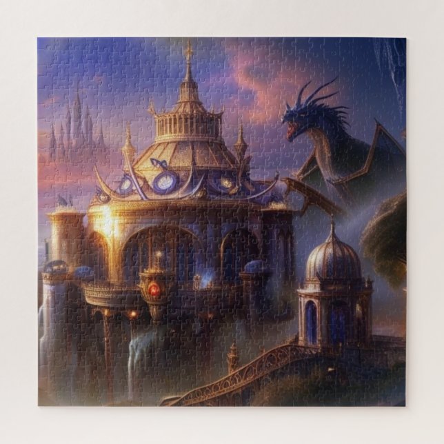 Fantasy Kunstmuseum Monte San Giorgio Puzzle (Vertikal)
