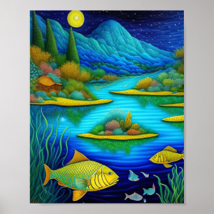 Fantasy Lake Festival Poster