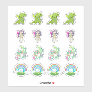Fantasy Land Collection Kiss-Cut Stickers Aufkleber