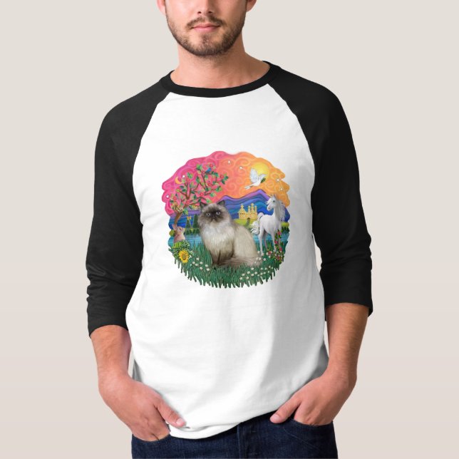 Fantasy Land (ff) - Himilayan Cat T-Shirt (Vorderseite)
