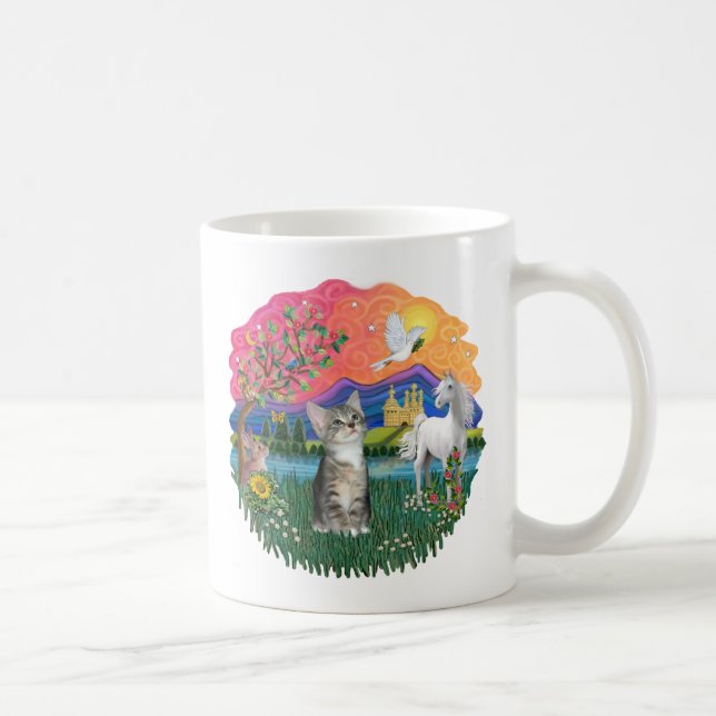 Fantasy Land (ff) - Kätzchen (silbergetigert) Tasse (Rechts)